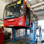 Bus lifted by SEFAC S1